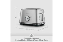 Sage The Toast Select Luxe Toaster | BTA735BSSUK | Brushed Stainless Steel -Home Appliances BTA735BSSUK 5