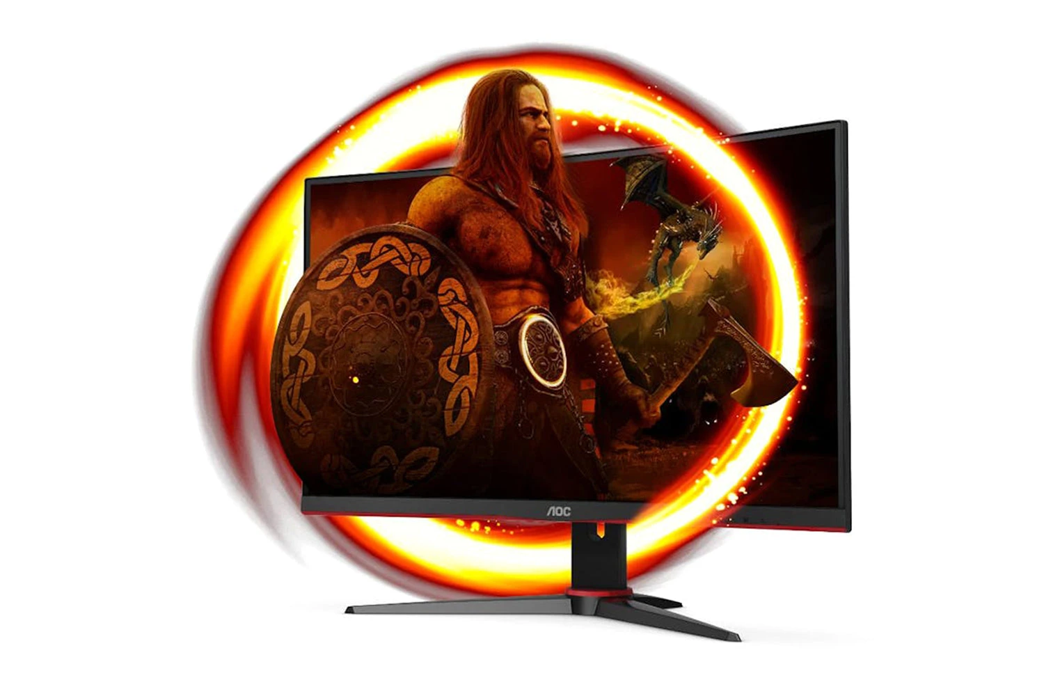 AOC 27" Curved LCD Gaming Monitor | C27G2ZE/BK 4 AOC 27" Curved LCD Gaming Monitor | C27G2ZE/BK - Image 2