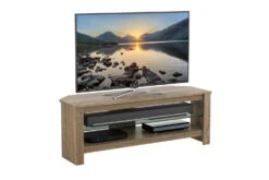 AVF Calibre Plus 1.15m TV Stand With Glass Shelf For TVs Up To 55" | Rustic Sawn Oak | CA115GOX 13 AVF Calibre Plus 1.15m TV Stand With Glass Shelf For TVs Up To 55" | Rustic Sawn Oak | CA115GOX -Home Appliances CA115GOX 2