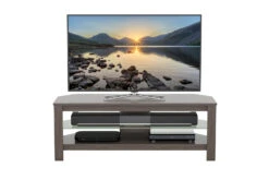 AVF Calibre Plus 1.15m TV Stand With Glass Shelf For TVs Up To 55" | Grey Oak| CA115GREX 10 AVF Calibre Plus 1.15m TV Stand With Glass Shelf For TVs Up To 55" | Grey Oak| CA115GREX -Home Appliances CA115GREX 5