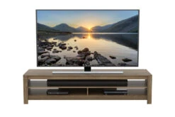 AVF Calibre 1.8m TV Stand For TVs Up To 85" | Rustic Sawn Oak | CA180RGO -Home Appliances CA180RGO 4