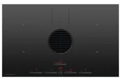 Fisher And Paykel 83cm Series 9 Minimal 4 Zone Induction Hob With Integrated Ventilation | CID834RDTB4