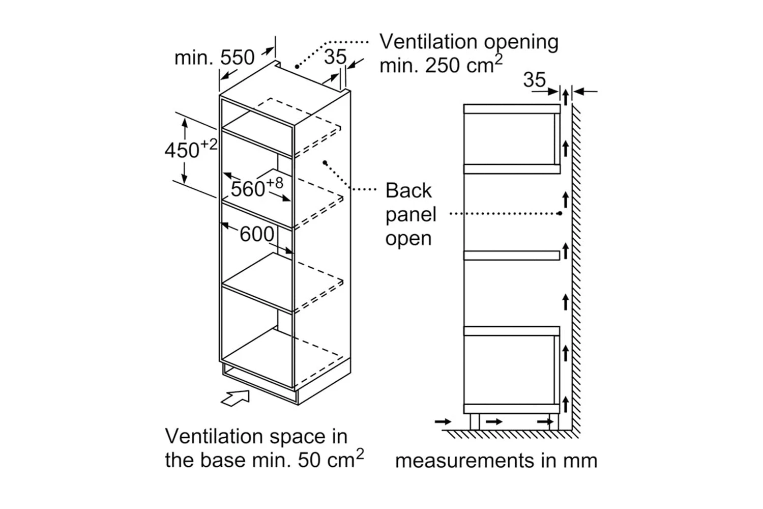 Bosch Series 4 44L 900W Built-in Combination Microwave | CMA583MS0B | Stainless Steel 7 Bosch Series 4 44L 900W Built-in Combination Microwave | CMA583MS0B | Stainless Steel - Image 5