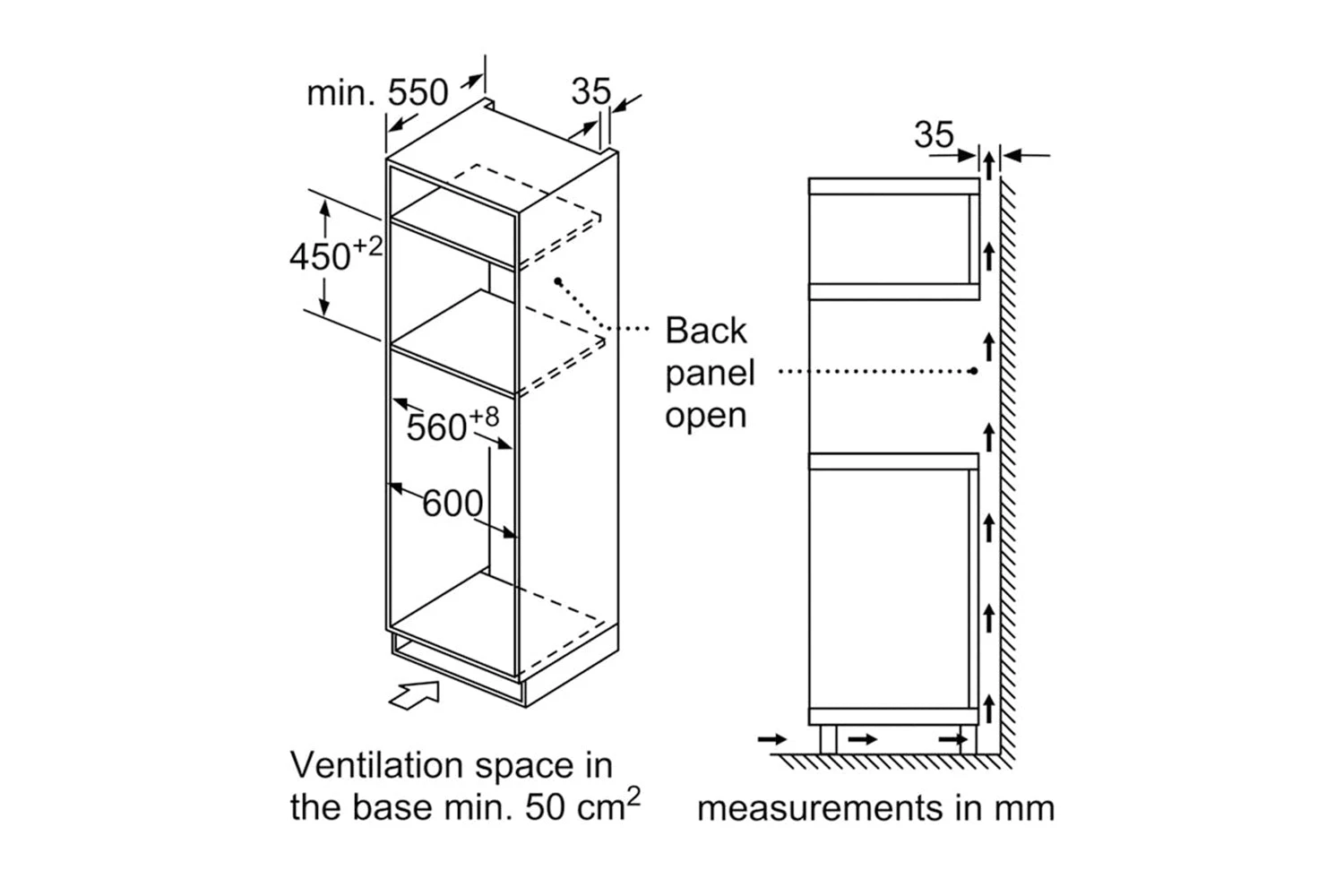 Bosch Series 4 44L 900W Built-in Combination Microwave | CMA583MS0B | Stainless Steel 8 Bosch Series 4 44L 900W Built-in Combination Microwave | CMA583MS0B | Stainless Steel - Image 6