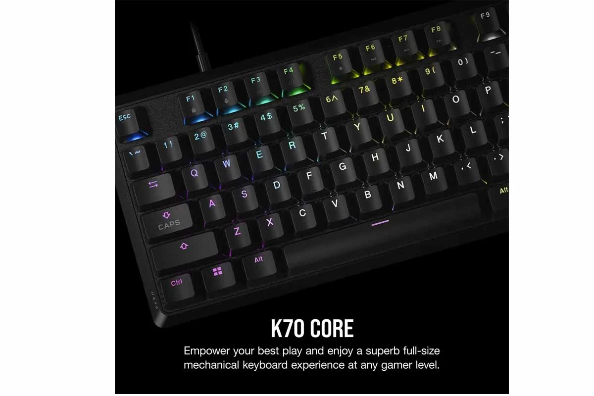 Corsair K70 Core RGB Mechanical Gaming Keyboard | Black 4 Corsair K70 Core RGB Mechanical Gaming Keyboard | Black - Image 2