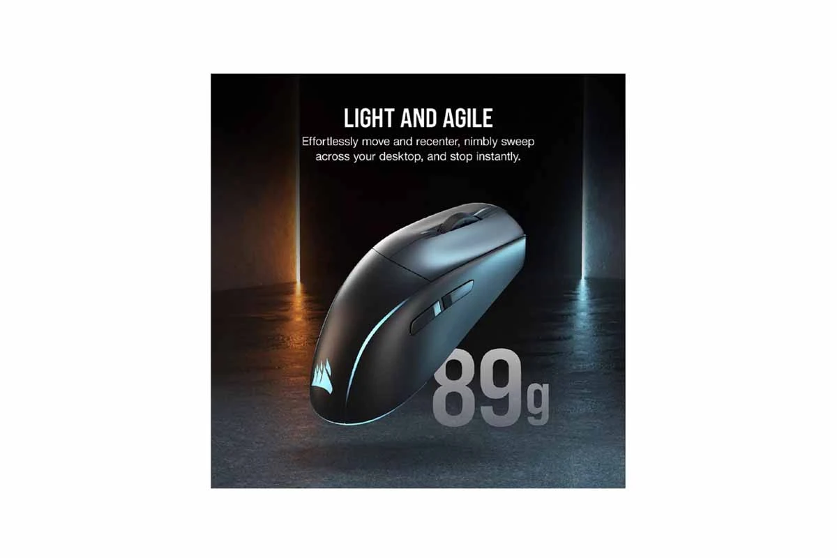 Corsair M75 Wireless Lightweight RGB Gaming Mouse | Black 5 Corsair M75 Wireless Lightweight RGB Gaming Mouse | Black - Image 3