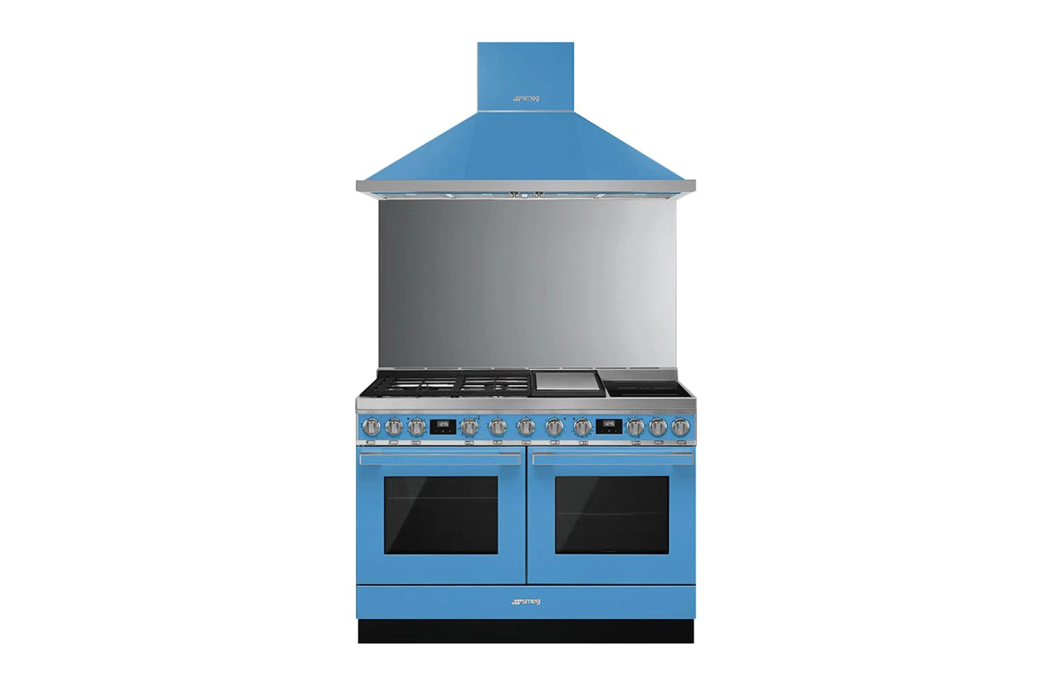 Smeg 120cm Portofino Dual Fuel Range Cooker | CPF120IGMPT | Turquoise 5 Smeg 120cm Portofino Dual Fuel Range Cooker | CPF120IGMPT | Turquoise - Image 3