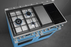 Smeg 120cm Portofino Dual Fuel Range Cooker | CPF120IGMPT | Turquoise 17 Smeg 120cm Portofino Dual Fuel Range Cooker | CPF120IGMPT | Turquoise -Home Appliances CPF120IGMPT 5