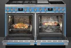 Smeg 120cm Portofino Dual Fuel Range Cooker | CPF120IGMPT | Turquoise 20 Smeg 120cm Portofino Dual Fuel Range Cooker | CPF120IGMPT | Turquoise -Home Appliances CPF120IGMPT 9