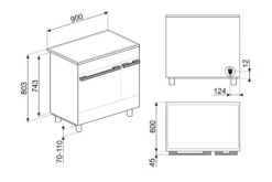 Smeg Portofino 90cm Induction Range Cooker | CPF92IMWH | White -Home Appliances CPF92IMWH 1 a9cfb116 5ebc 4741 8af2 5b6a5c987a94