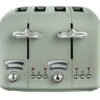 Delonghi Argento Flora 4 Slice Toaster | CT04GR | Green -Home Appliances CT04 3