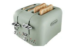 Delonghi Argento Flora 4 Slice Toaster | CT04GR | Green -Home Appliances CT04 5