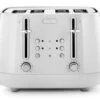DeLonghi Eclettica 4 Slice Toaster | CTY4003.W | White
