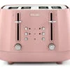 Delonghi Eclettica Playful 4 Slice Toaster | CTY4003.PK | Pink 1 Delonghi Eclettica Playful 4 Slice Toaster | CTY4003.PK | Pink -Home Appliances CTY4003PK 1