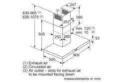 Neff N50 Wall Mounted Chimney Hood | D94BHM1N0B -Home Appliances D94BHM1N0B 7