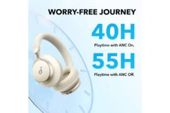 Soundcore Space One Active Noise Cancelling Headphones | Latte Cream 12 Soundcore Space One Active Noise Cancelling Headphones | Latte Cream -Home Appliances E71025934 5