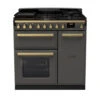 Rangemaster Classic Deluxe 90cm Dual Fuel Range Cooker With Antique Brass | ESDL90DFPSLTAB1 | Slate 2 Rangemaster Classic Deluxe 90cm Dual Fuel Range Cooker With Antique Brass | ESDL90DFPSLTAB1 | Slate -Home Appliances ESDL90DFPSLTAB1
