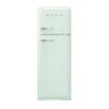 Smeg 50's Retro Style Freestanding Fridge Freezer | FAB30RPG5UK | Green