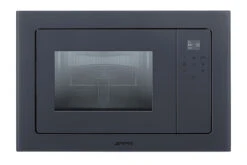 Smeg 21L 1300W Built-in Microwave| FMI120G | Neptune Grey
