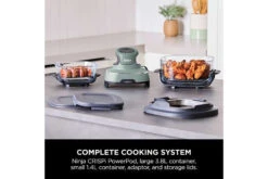 Ninja CRISPi 4-in-1 Portable Glass Air Fryer | FN101UKSG | Sage Green -Home Appliances FN101UKSG 04