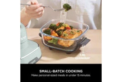 Ninja CRISPi 4-in-1 Portable Glass Air Fryer | FN101UKSG | Sage Green -Home Appliances FN101UKSG 07