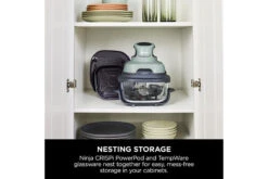 Ninja CRISPi 4-in-1 Portable Glass Air Fryer | FN101UKSG | Sage Green -Home Appliances FN101UKSG 13