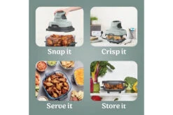 Ninja CRISPi 4-in-1 Portable Glass Air Fryer | FN101UKSG | Sage Green -Home Appliances FN101UKSG 16