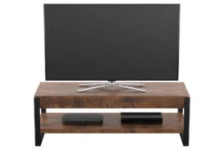 AVF Ridgewood 1.2m TV Stand | Rustic Dark Wood -Home Appliances FS1200RIDLW 3