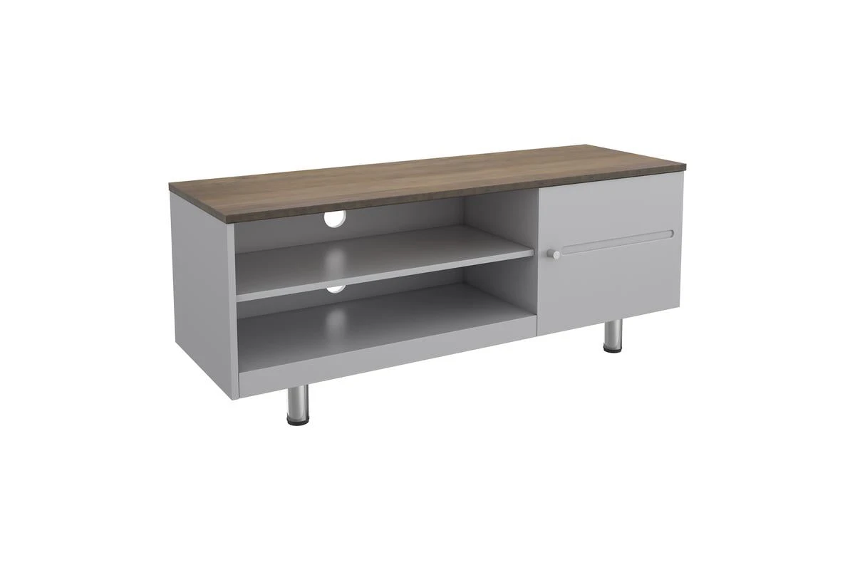 AVF Whitesands 1.2m TV Stand For TVs Up To 60" | Satin Grey & Wood | FS1200WSSG 3 AVF Whitesands 1.2m TV Stand For TVs Up To 60" | Satin Grey & Wood | FS1200WSSG