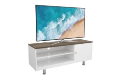 AVF Whitesands 1.2m TV Stand For TVs Up To 60" | Satin White & Wood | FS1200WSSW -Home Appliances FS1200WSSW 2 f4ce765c f8a4 4696 8c1b 3b2dc20ba4a0