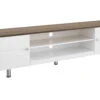 AVF Whitesands 1.9m TV Stand For TVs Up To 85" | Satin White & Wood | FS1900WSSW -Home Appliances FS1900WSSW 1 1be37409 d855 4dba a79a 4a034dfcae91