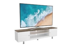 AVF Whitesands 1.9m TV Stand For TVs Up To 85" | Satin White & Wood | FS1900WSSW 10 AVF Whitesands 1.9m TV Stand For TVs Up To 85" | Satin White & Wood | FS1900WSSW -Home Appliances FS1900WSSW 2