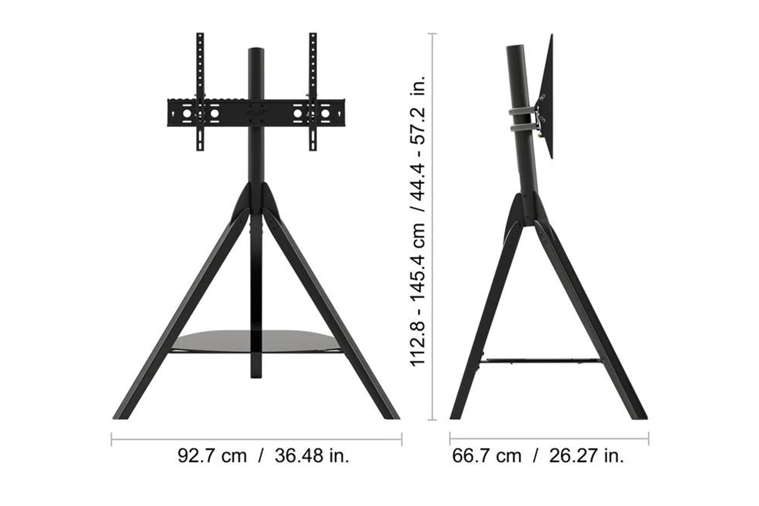 AVF Hoxton Freestanding Tripod TV Stand For TVs 32-70" | Black | FSL1000HOXBB 9 AVF Hoxton Freestanding Tripod TV Stand For TVs 32-70" | Black | FSL1000HOXBB - Image 7