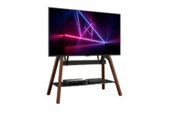 AVF Hoxton Quad Freestanding TV Stand For TVs 32-86" | Dark Wood | FSL1120HOQDWB -Home Appliances FSL1120HOQDWB 2 06ae2710 3f5a 4d3f a541 05115fc535f0