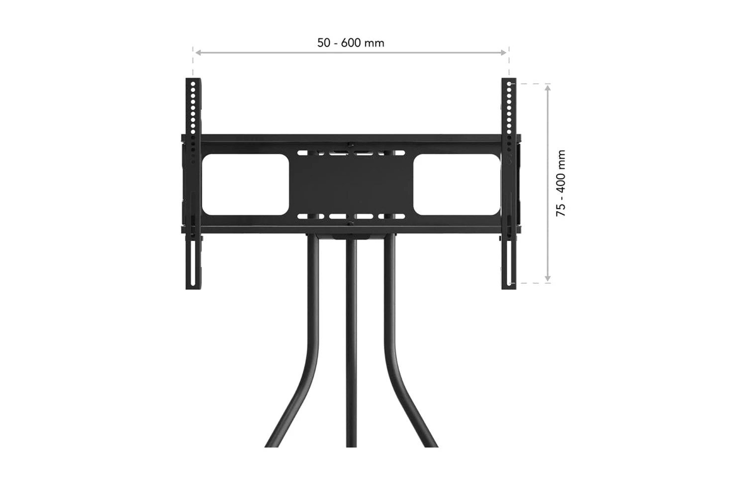 AVF Tiga Freestanding Metal Tripod TV Stand For TVs 32-65" | Black | FSL900TIGB 11 AVF Tiga Freestanding Metal Tripod TV Stand For TVs 32-65" | Black | FSL900TIGB - Image 9