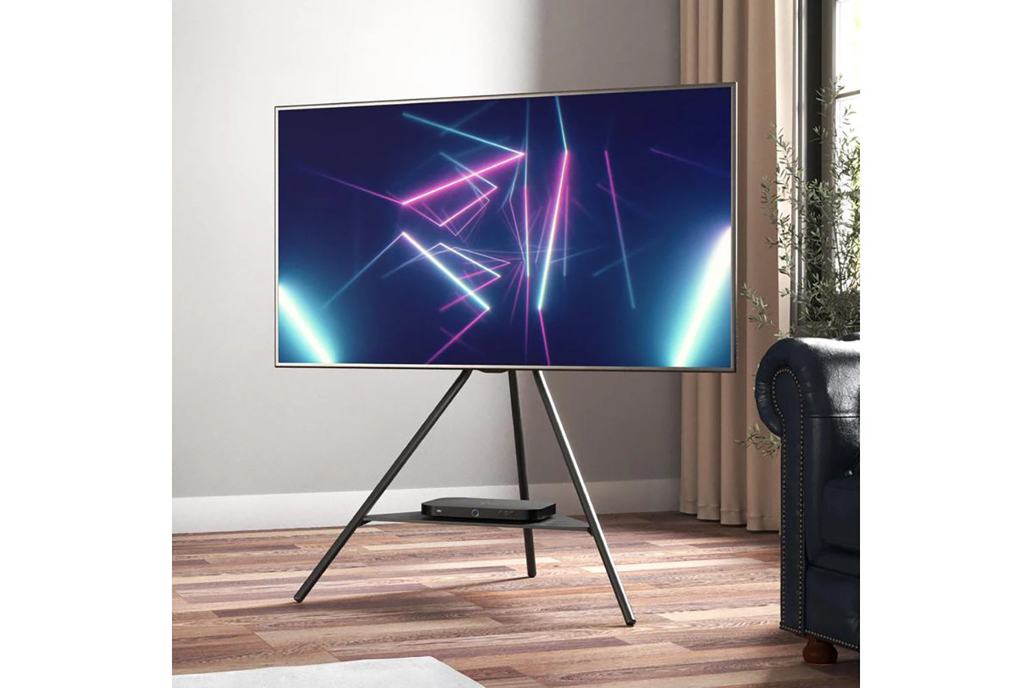 AVF Tiga Freestanding Metal Tripod TV Stand For TVs 32-65" | Black | FSL900TIGB 6 AVF Tiga Freestanding Metal Tripod TV Stand For TVs 32-65" | Black | FSL900TIGB - Image 4