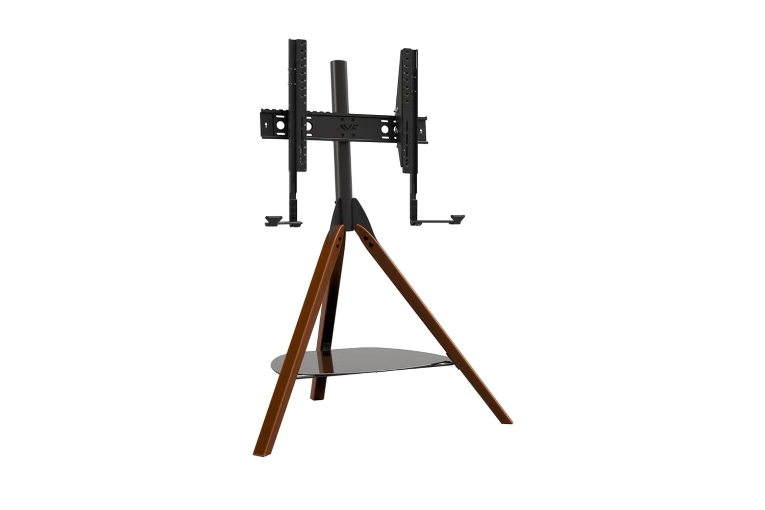 AVF Hoxton Sound Freestanding Tripod TV + Soundbar Stand For TVs 32-70" | Dark Wood | FSLK1001HOXDWB 9 AVF Hoxton Sound Freestanding Tripod TV + Soundbar Stand For TVs 32-70" | Dark Wood | FSLK1001HOXDWB - Image 7