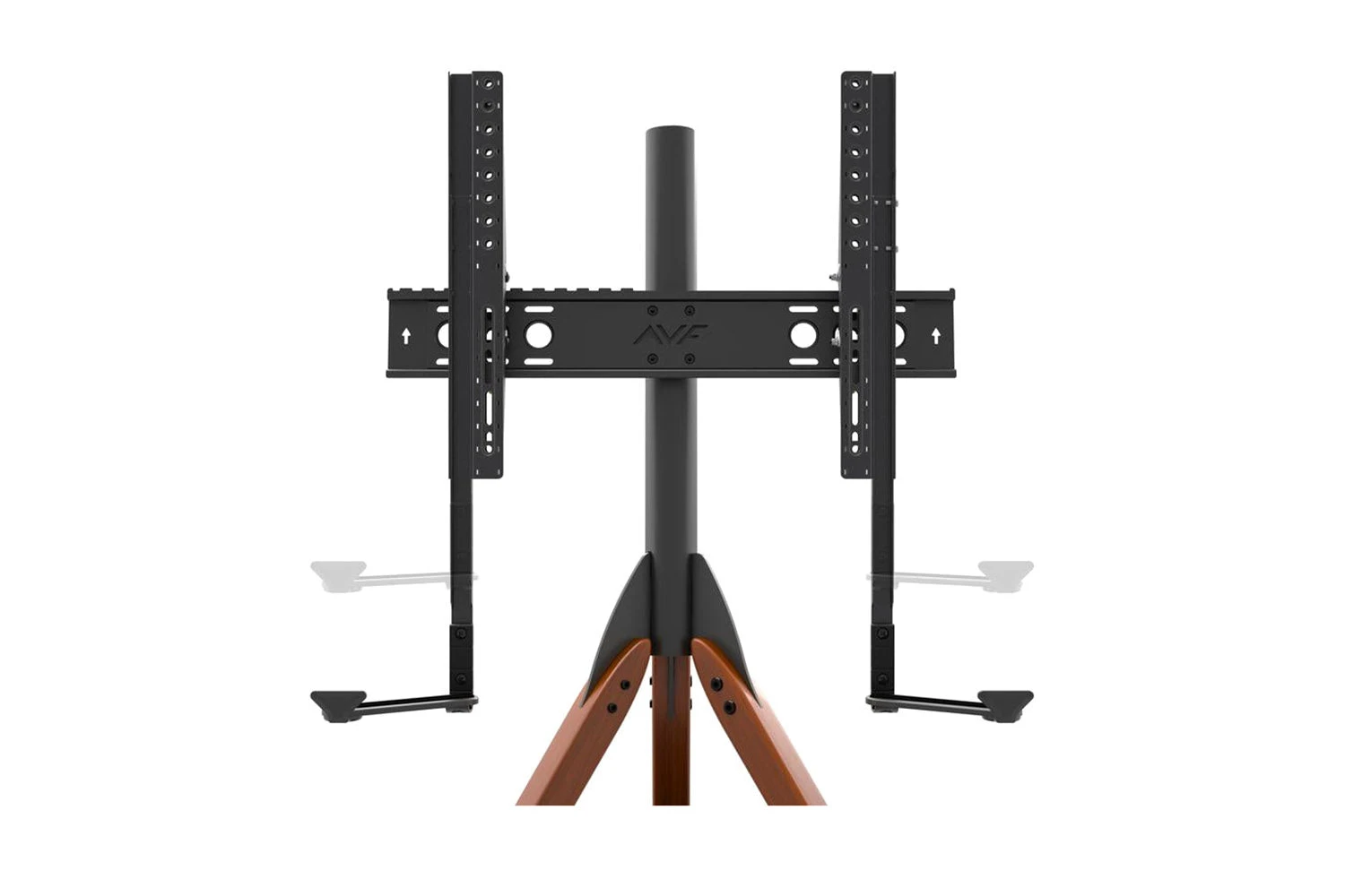 AVF Hoxton Sound Freestanding Tripod TV + Soundbar Stand For TVs 32-70" | Dark Wood | FSLK1001HOXDWB 3 AVF Hoxton Sound Freestanding Tripod TV + Soundbar Stand For TVs 32-70" | Dark Wood | FSLK1001HOXDWB