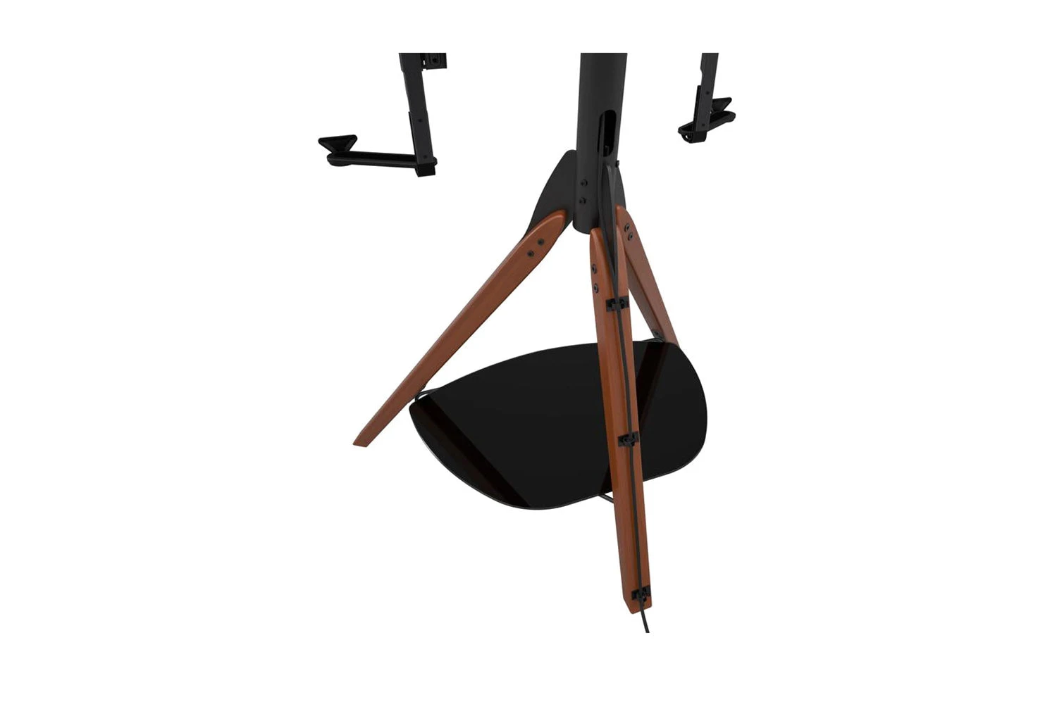 AVF Hoxton Sound Freestanding Tripod TV + Soundbar Stand For TVs 32-70" | Dark Wood | FSLK1001HOXDWB 5 AVF Hoxton Sound Freestanding Tripod TV + Soundbar Stand For TVs 32-70" | Dark Wood | FSLK1001HOXDWB - Image 3