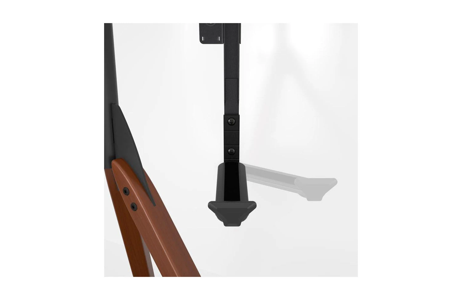 AVF Hoxton Sound Freestanding Tripod TV + Soundbar Stand For TVs 32-70" | Dark Wood | FSLK1001HOXDWB 6 AVF Hoxton Sound Freestanding Tripod TV + Soundbar Stand For TVs 32-70" | Dark Wood | FSLK1001HOXDWB - Image 4