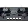 Hotpoint 75cm Built-in Gas Hob | FTGHG751D/H(BK) -Home Appliances FTGHG751DH BK 1