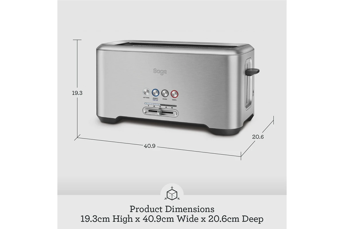 Sage Bit More Toaster 4 Slice | Silver 9 Sage Bit More Toaster 4 Slice | Silver - Image 7