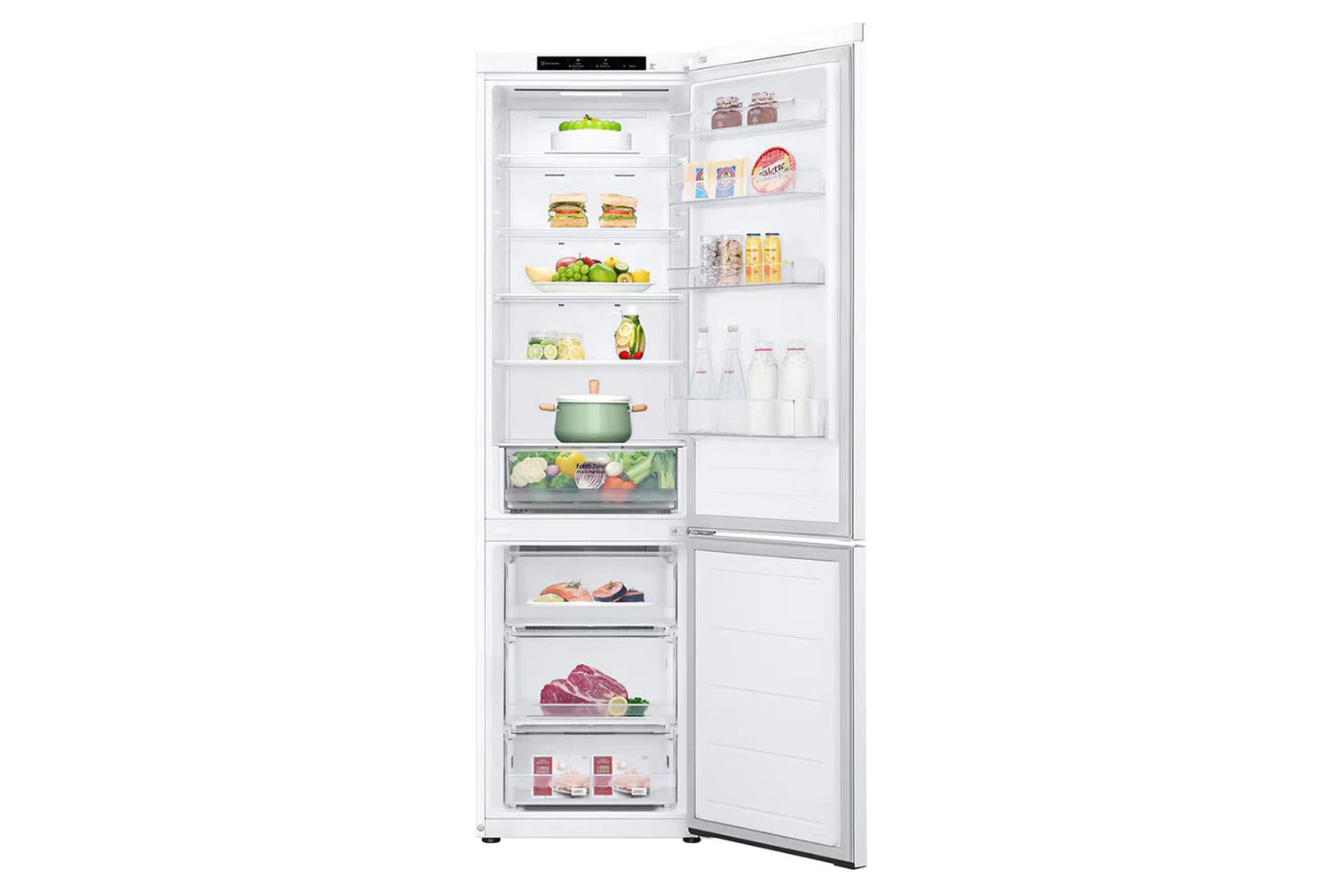 LG 387L Freestanding Fridge Freezer | GBV22L0ESW | White 9 LG 387L Freestanding Fridge Freezer | GBV22L0ESW | White - Image 7