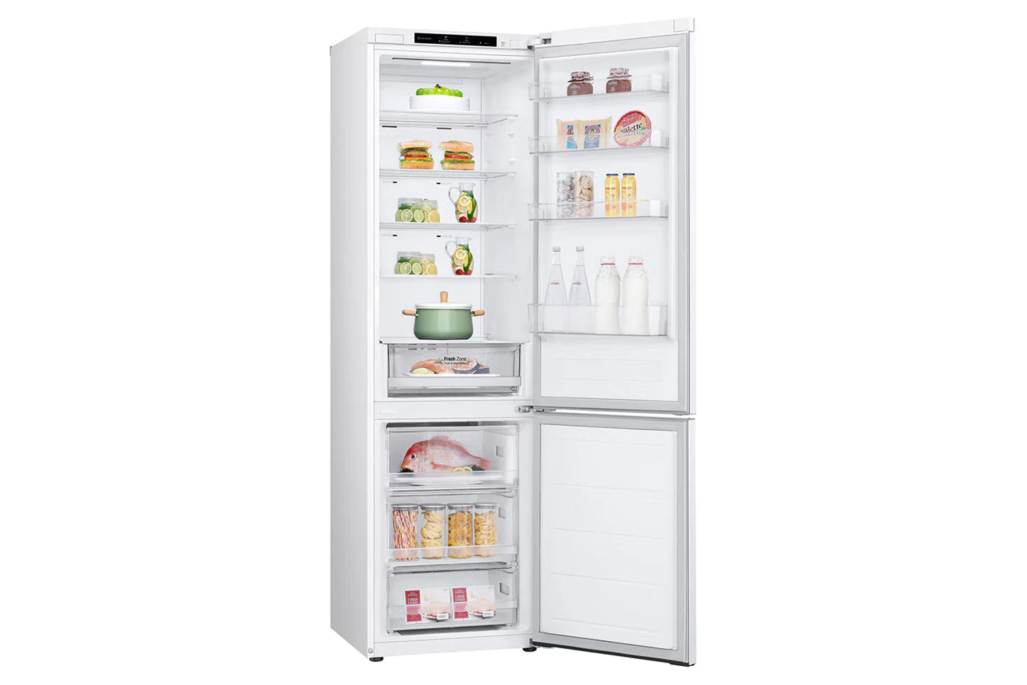 LG 387L Freestanding Fridge Freezer | GBV22L0ESW | White 10 LG 387L Freestanding Fridge Freezer | GBV22L0ESW | White - Image 8