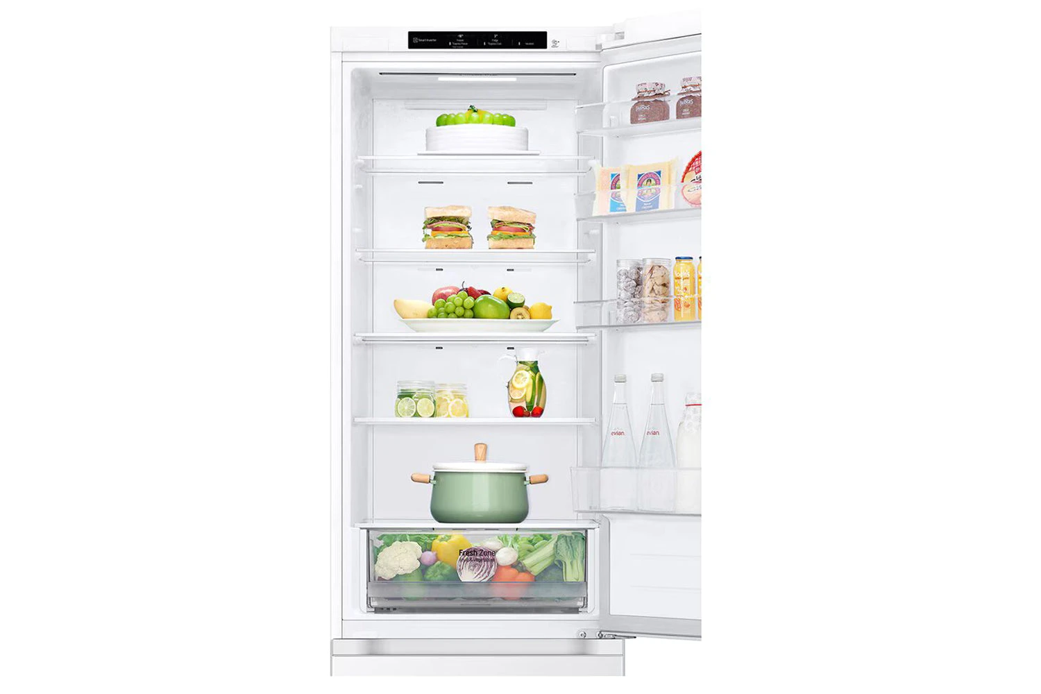 LG 387L Freestanding Fridge Freezer | GBV22L0ESW | White 11 LG 387L Freestanding Fridge Freezer | GBV22L0ESW | White - Image 9