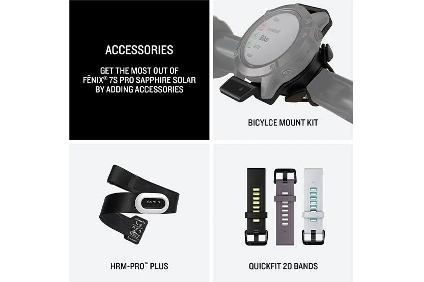 Garmin Fenix 7 Pro Solar Smart Watch | 47mm | Slate Grey/Black 4 Garmin Fenix 7 Pro Solar Smart Watch | 47mm | Slate Grey/Black - Image 2