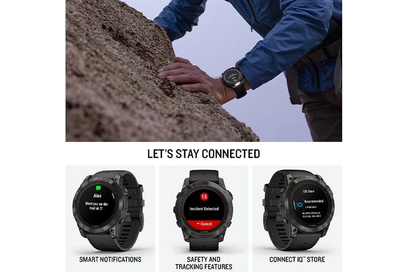 Garmin Fenix 7 Pro Solar Smart Watch | 47mm | Slate Grey/Black 7 Garmin Fenix 7 Pro Solar Smart Watch | 47mm | Slate Grey/Black - Image 5