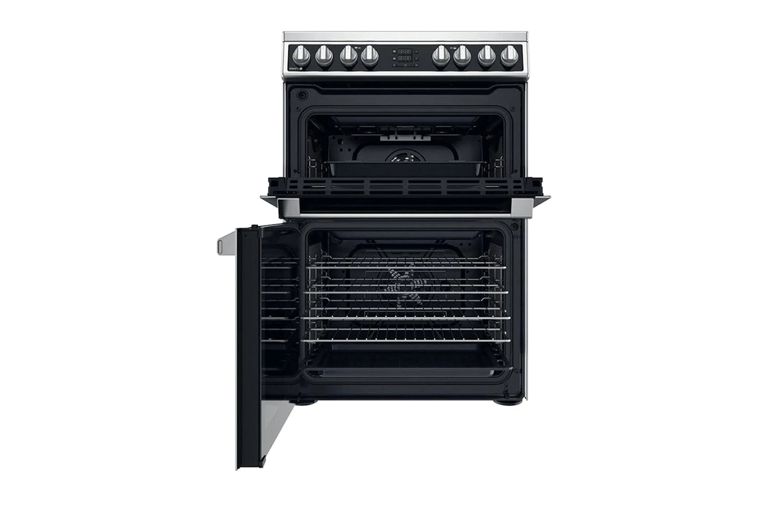 Hotpoint 60cm Electric Cooker With Double Oven | HDM67V8D2CXUK 5 Hotpoint 60cm Electric Cooker With Double Oven | HDM67V8D2CXUK - Image 3