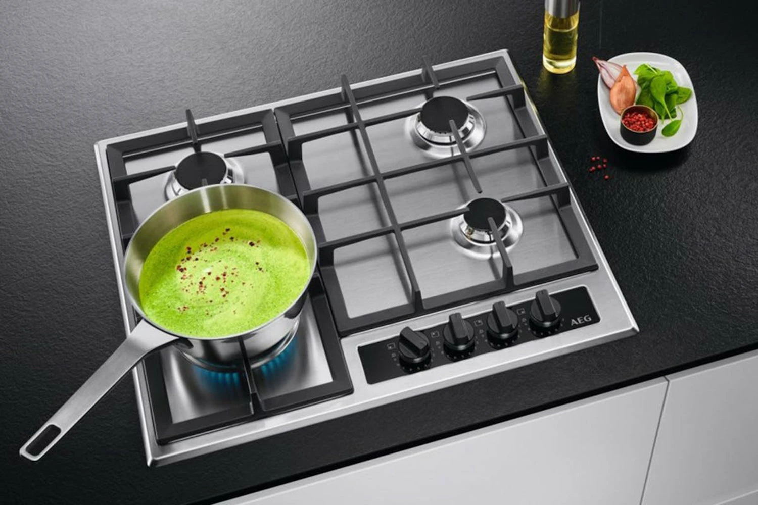 AEG 60CM Built In Gas Hob | HGB64420YM 4 AEG 60CM Built In Gas Hob | HGB64420YM - Image 2