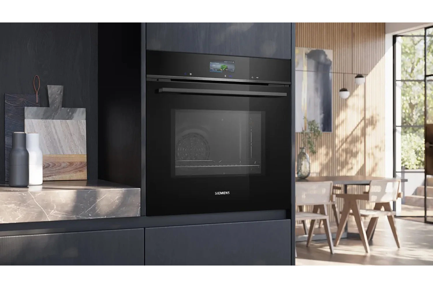 Siemens IQ700 Built-in Single Oven With Microwave | HM776G1B1B | Black 4 Siemens IQ700 Built-in Single Oven With Microwave | HM776G1B1B | Black - Image 2